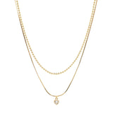 Gabby | zweireihige Herzhalskette