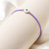 Evil Eye | Stoffarmband