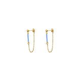 P24041 | OHRSTECKER | GOLD-BLAU