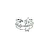 Cayanna | dreier Schmetterlingsring