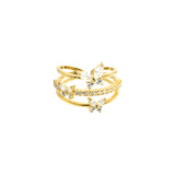 Cayanna | dreier Schmetterlingsring