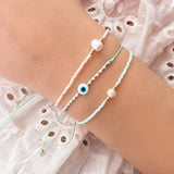 Seaside | Stoffarmband